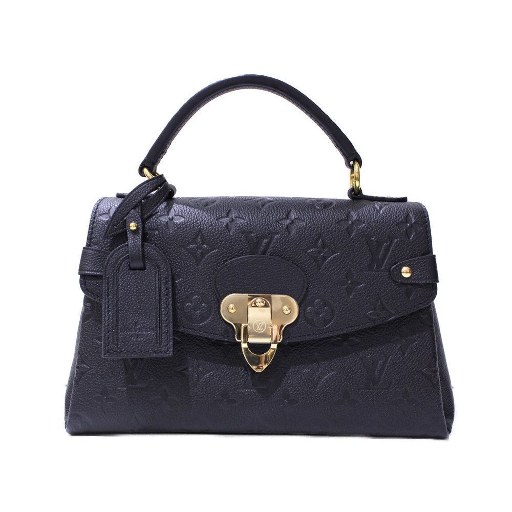Louis Vuitton Georges BB Handbag Shoulder bag Monogram Implant Black